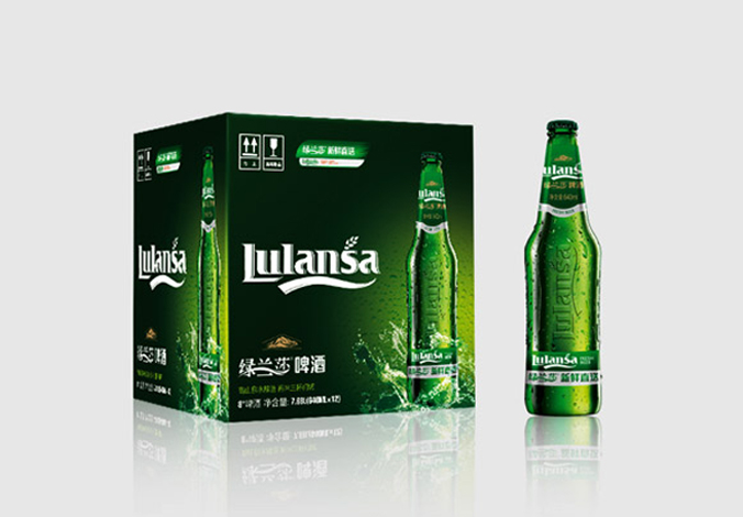 綠蘭莎啤酒   包裝設計 產品包裝設計 包裝盒設計
